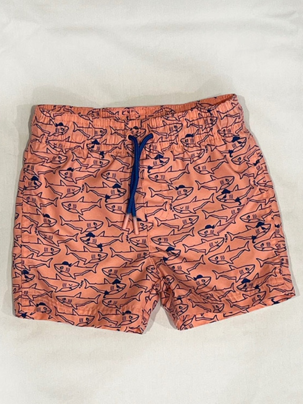 Cat & Jack 18M Shark Print boardshorts / swim trunks